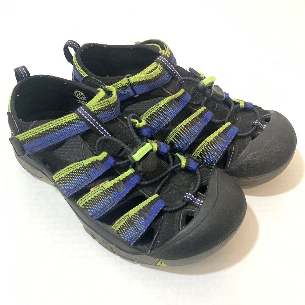 Keen Youth 5 Womens 6.5 Shoe Sandal Newport Blue Lime Black Hiking Water Outdoor